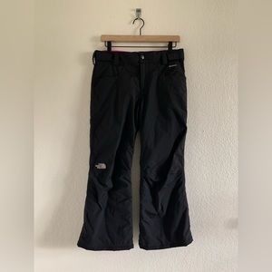The North Face Hyvent Black Insulated Snow Ski Pants Girls L (14/16)